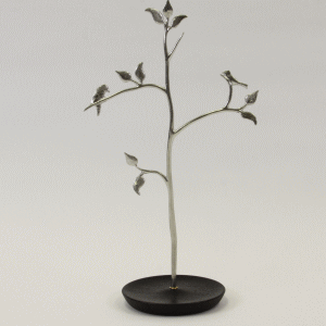 Accessory Stand 木と小鳥/黒)